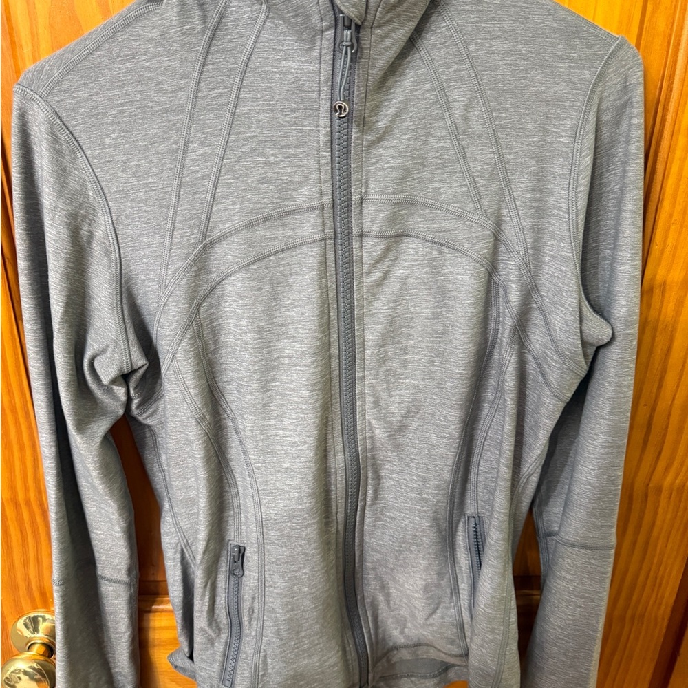 lululemon athletica Gray Zip-Up Jacket